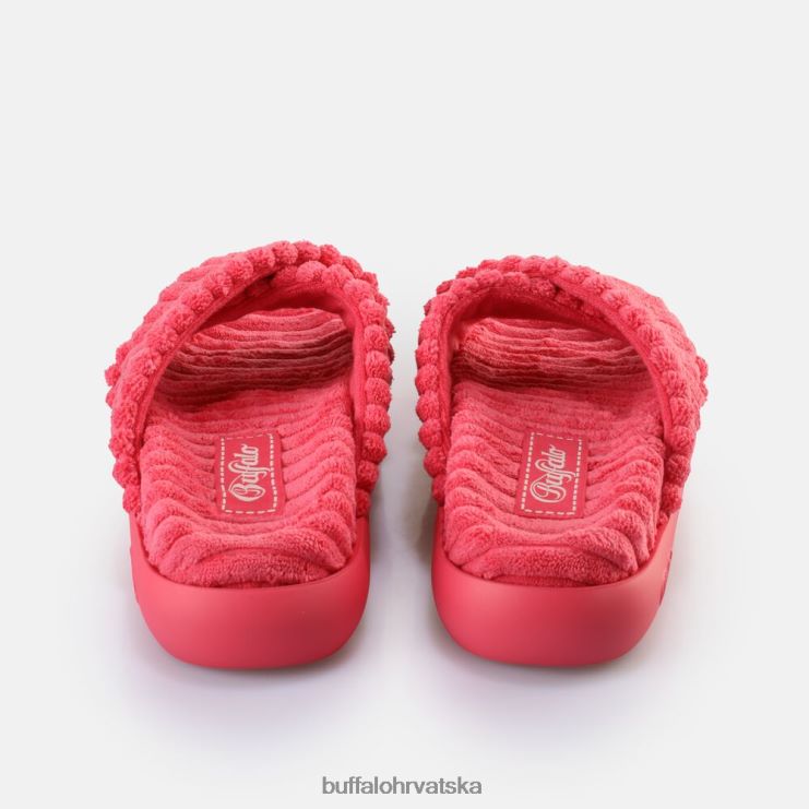 žarko ružičasta Buffalo rey cross platform slide vegan |slajdova TDD6T162